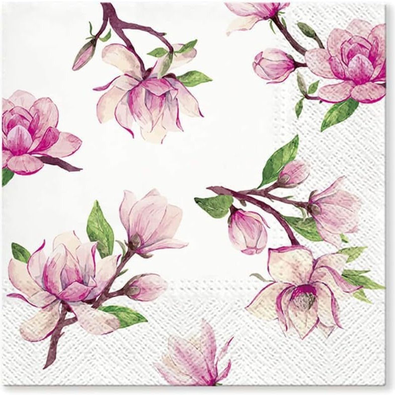 Temu New Retro Printed Napkins Cross-Border Export Kitchen Table Decoration Square Napkins Double-Layer Square Napkins