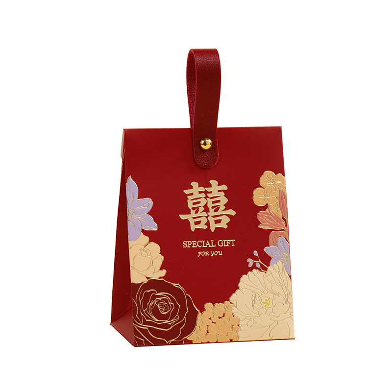 Wedding Candy Box 2025 New Satchel Wedding Candy Bag Engagement Candy Gift Box Wedding Candy Box Companion Gift Box Empty Box