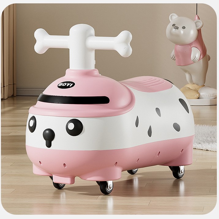 Children's Peanut Car Birthday Gift for 1-3 Years Old Male and Female Baby Twist Car Yo-Yo Car Scooter Wholesale Toys