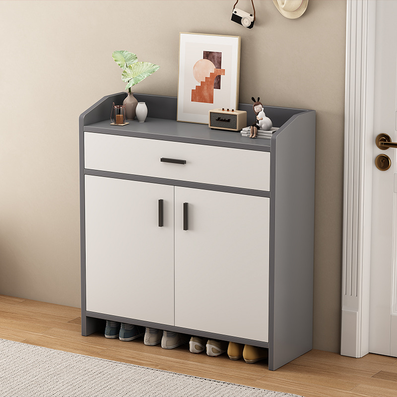 Коридорный обувной шкаф для дома, новый 2024, взрывной, из массива дерева, цветной обувной стеллаж