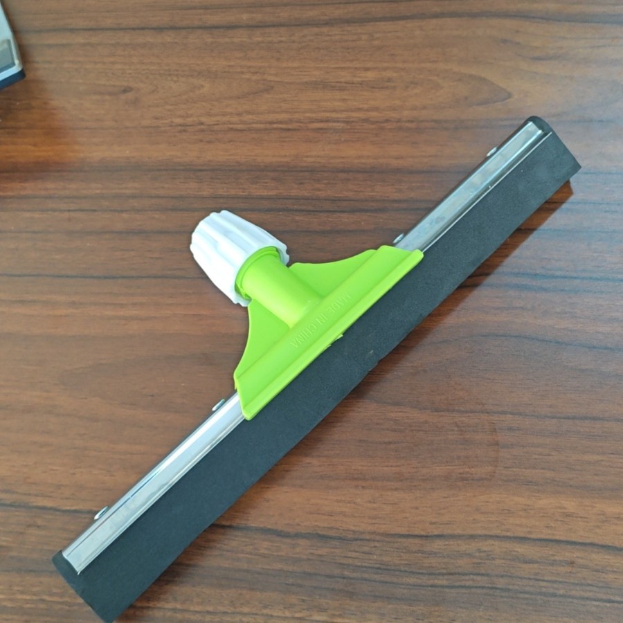 2268 Stainless Steel and Galvanized Magic Broom Non-Stick Floor Scraper Universal Joint Wiper Double-Layer Eva