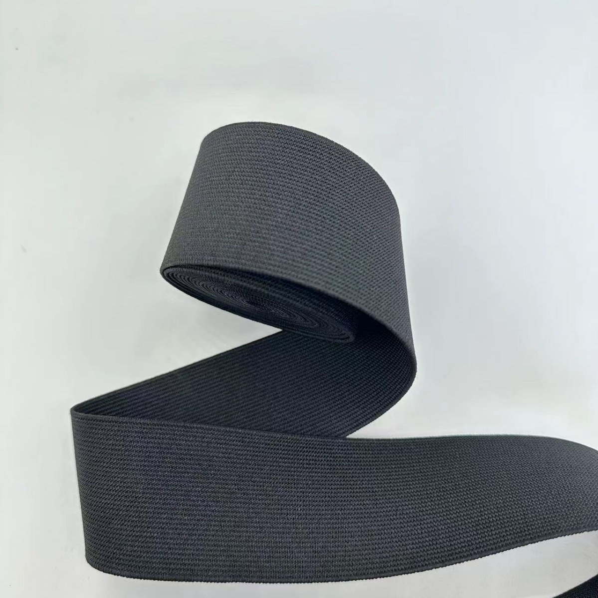 Factory in stock flat elastic band elastic no shuttle belt brand clothing shoe material elastic band accessories