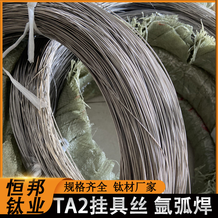 Ta1Ta2 Pure Titanium Wire High Purity Titanium Wire Titanium Alloy Wire Titanium Wire Coil Welding Wire Argon Arc Welding Titanium Hanging Wire