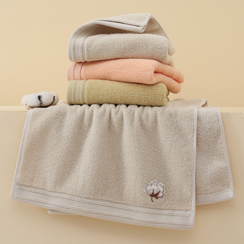 Towel Xinjiang cotton face washing household cotton adult cotton soft thickened large face towel wholesale order logo