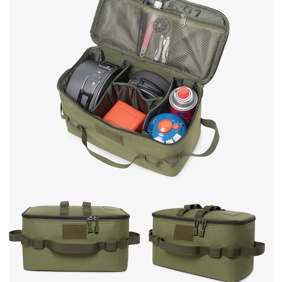 Cross-Border Camping Style Picnic Bag Outdoor Supplies Storage Bag Foldableable Multi-Purpose Tactical Tote Bag Picnic Bag Large
