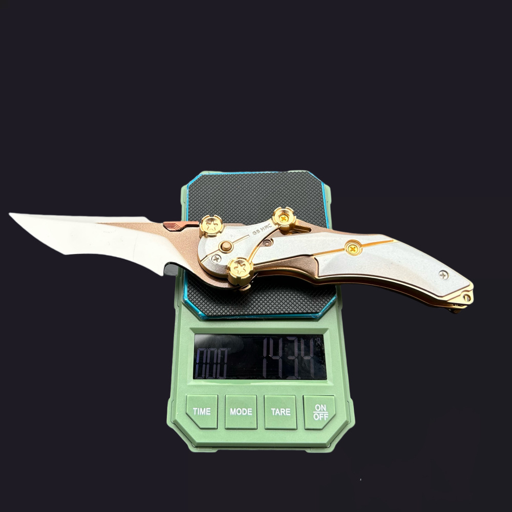 Blade of Mercy Thickened Foldable Delta Game Surrounding Alloy Melee Weapon Model Collectible Gift