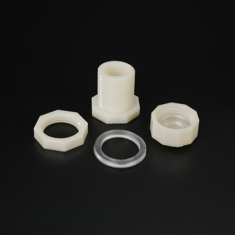 4 points outer wire ABS water tank connector manufacturer 4 points outer tooth connector humidifier inlet and outlet through connector