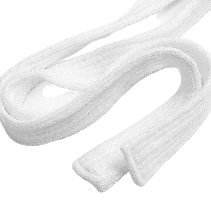 Hotel Bathrobe Belt Accessories Pure Cotton Nightgown Straps Coral Velvet Lace Waffle Lace Bathrobe White