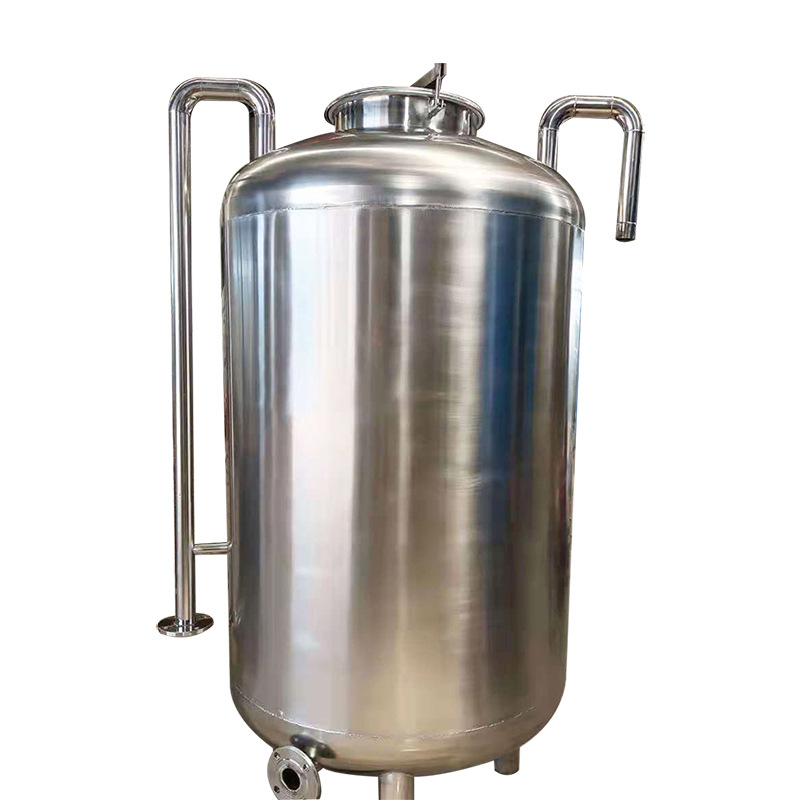 Oil storage tank factory produces vertical 20 cubic meters large 304 edible oil storage tank 10 tons horizontal stainless steel storage tank