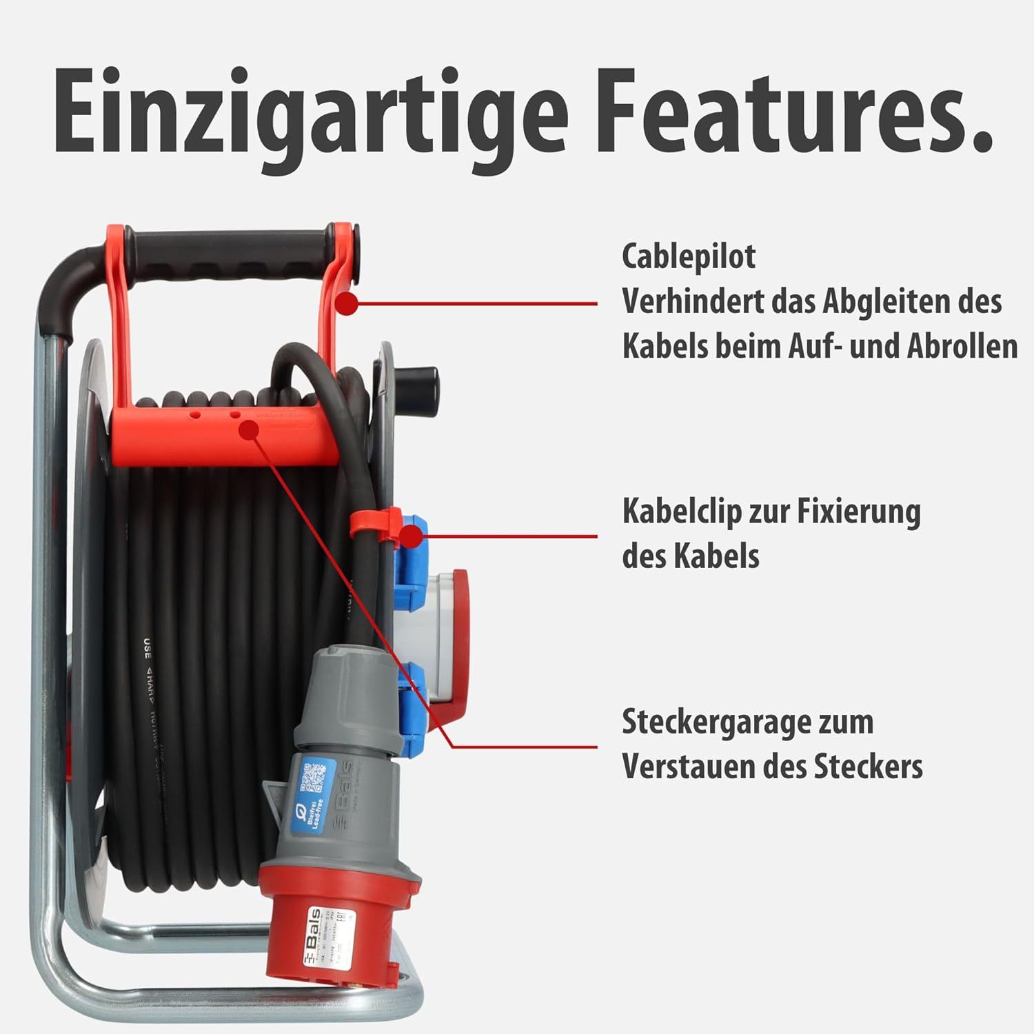 Brennenstuhl Garant Cee 1 V2 Ip44 Cable Drum (Cee-Cabletro