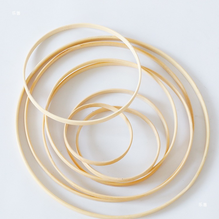 Youjian Embroidery Inner Circle Bamboo Embroidery Stretch Embroidery Wedding Set Decoration Material Handmade Dream Catcher Bamboo Embroidery Wood