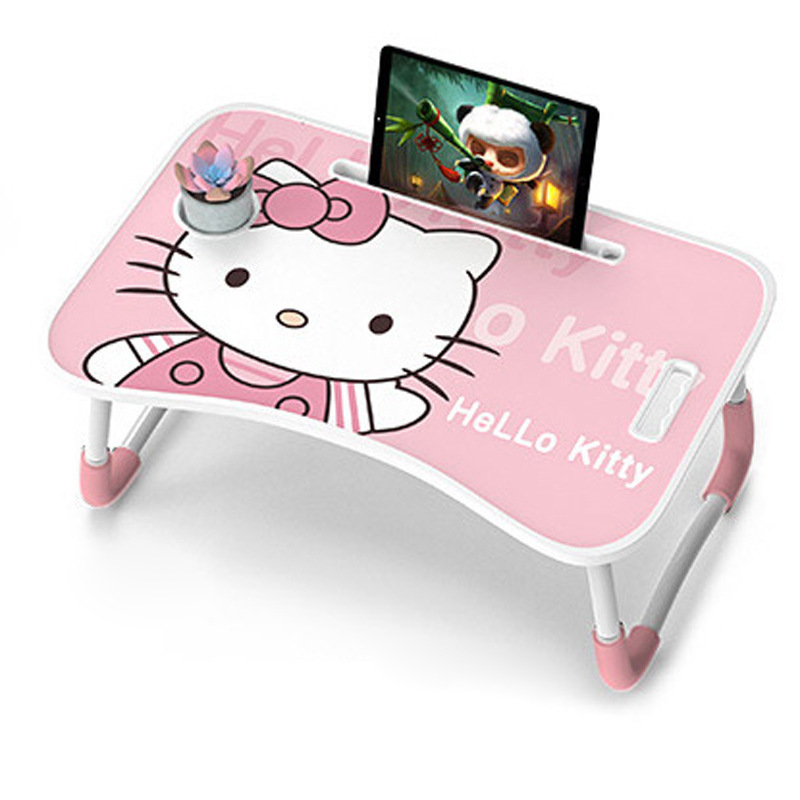 Simple Folding Bed Small Table Computer Desk Student Dormitory Study Table Home Bedroom Bay Window Lazy Table