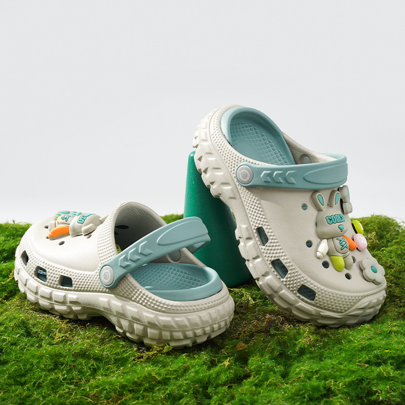 Детские обувь-тапочки для мальчиков, летние, новые, нескользящие сандалии, уличная обувь для больших детей, пляжные туфли для мальчиков