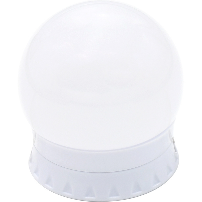 New Hollywood Accessible Luxury Mirror Headlight Four-Button Three-Tone Dimming Indoor Fill-In Light Artifact 45mm Bubble Shell Makeup Light