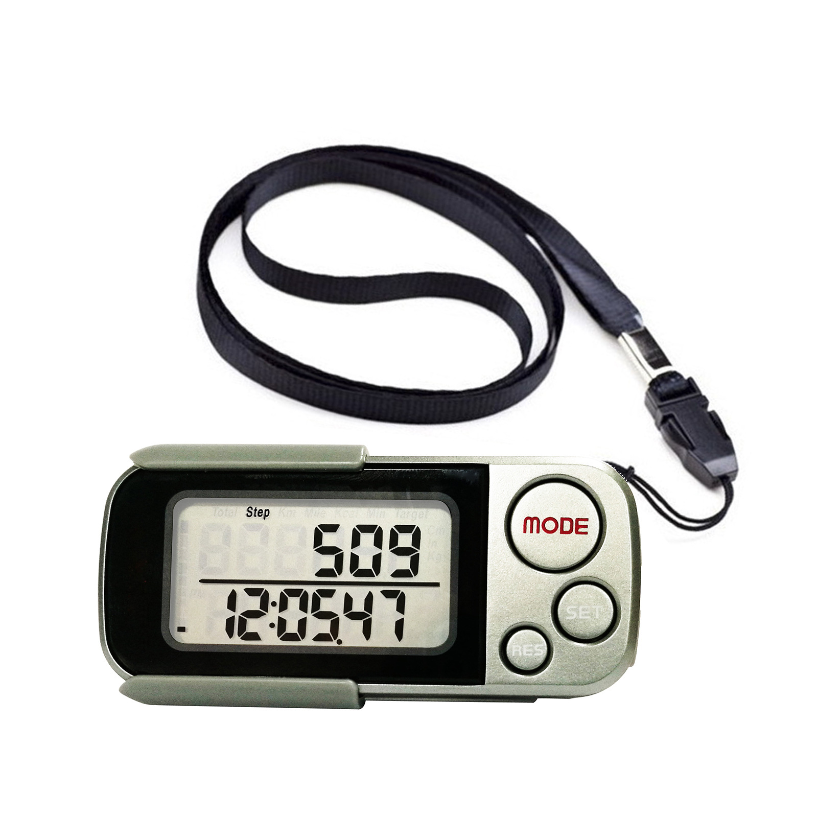 Large Screen 3D Digital Km Stopwatch Calorie Pedometer 30-Day Memory Million Counter Running Dropshipping