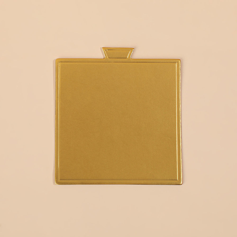 Mousse Cake Base Round Square Golden Cake Spacer Pastry Thickeneded Base Dessert Cake Tray
