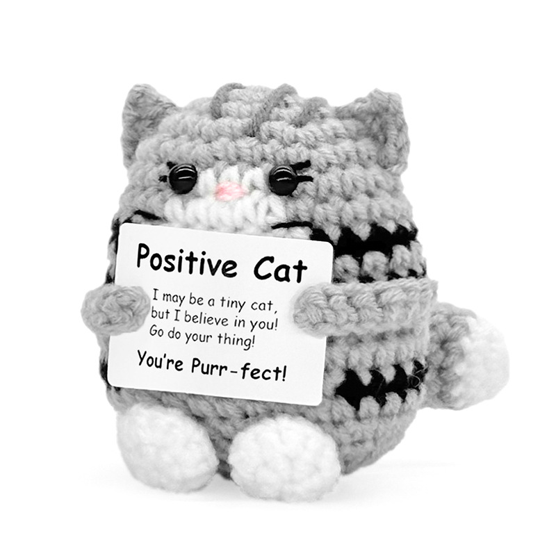 Cross-Border Finished Products Are Hot-Selling Handmade Crocheted Yarn Dolls for Emotional Support, Handmade Knitted Finished Products, Custom Knitted Dolls