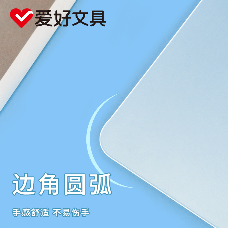 Transparent Exam Pad Hobby Student Exam Pad Paper Board Drawing Writing Board PVC Desktop Kidsren's Desk Pad