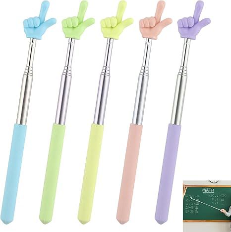 Retractable Finger Reading Stick Teachers Teaching Finger Stick Children Reading Point Reading Stick Home Pointer Baton Factory Outlet