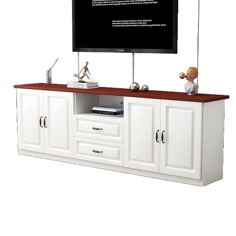 Solid Wood Tv Cabinet Modern Simple Living Room Home Small Apartment Floor-standing Tv Cabinet Storage Storage Cabinet Integrated