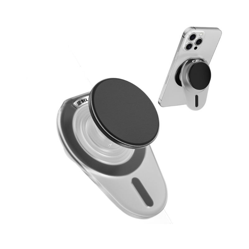 Magsafe magnetic transparent airbag bracket telescopic folding horizontal and vertical bracket function for Apple iPhone