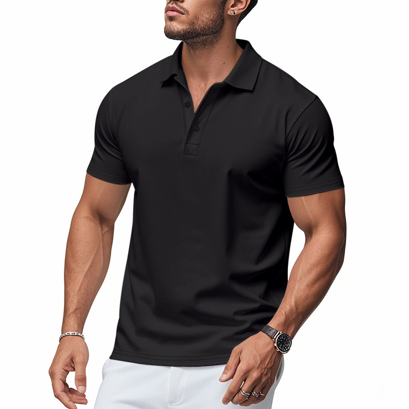 Cross-border European and American temuTK Southeast Asia Men's and Women's Advertising Shirt Golf Casual Breathable Quick-drying POLO Short-sleeved