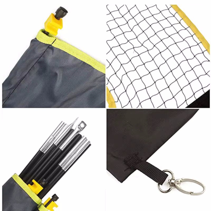 Outdoor badminton net movable convenient indoor training badminton net rack detachable badminton bracket