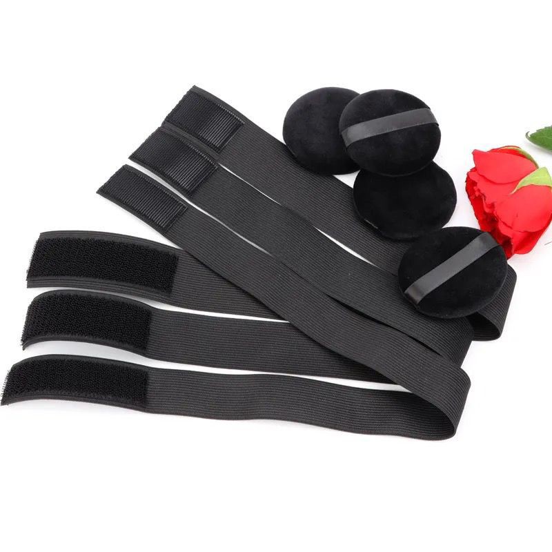Foreign trade wig round ear protection Velcro elastic band adjustable edge fixed Velcro elastic elastic band