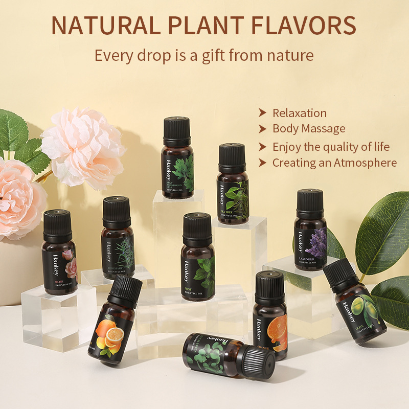 Cross-Border Full English Massage Essential Oil Massage Spa Body Oil Ginger Massage Oil Lavender Plant Essential Oil Wholesale
