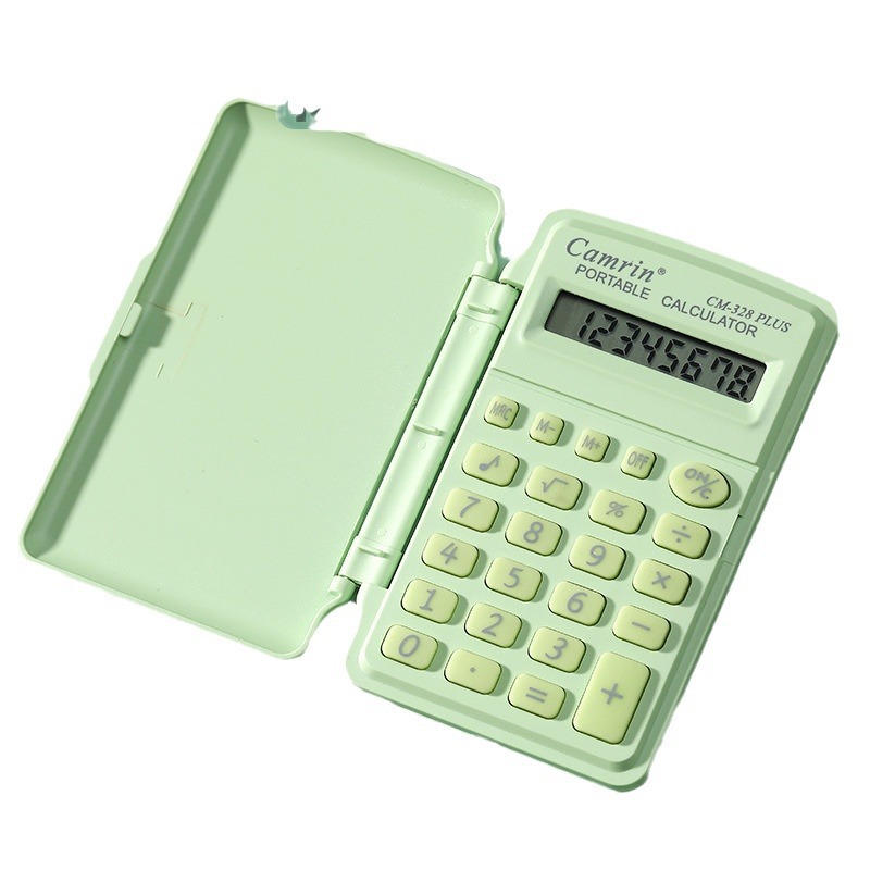 small size Scientific Calculator High Value Student Candy Color Computer Small Portable Flip Counter