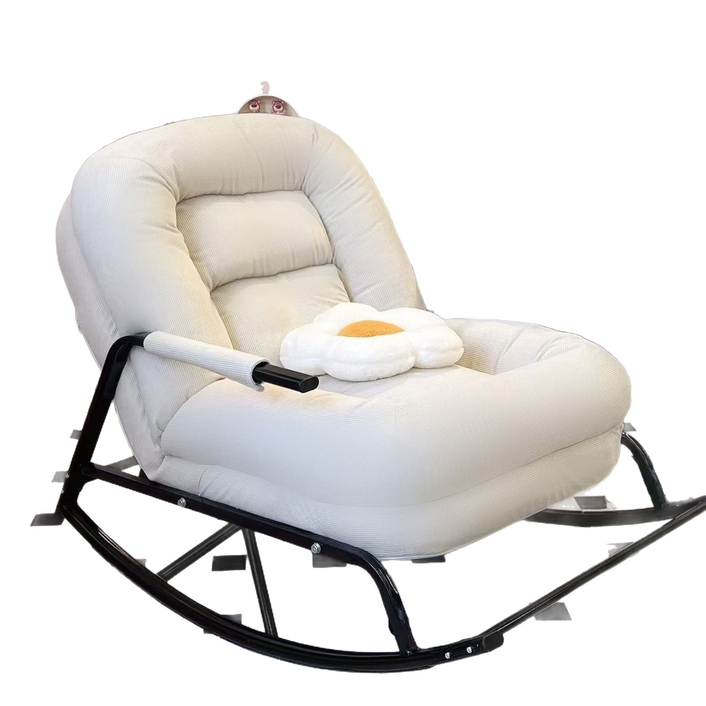Lazy Rocking Chair, Lazy Sofa, Home Balcony Leisure Living Room Nap Chair, Single Nap Lounge Chair, Leisure Rocking Chair