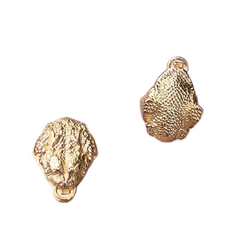 Alloy Three-Dimensional Three-Legged Golden Toad Fortune-Attracting Small Ornament Solid Gold Toad Wealth Basin Decorative Accessory Ornament