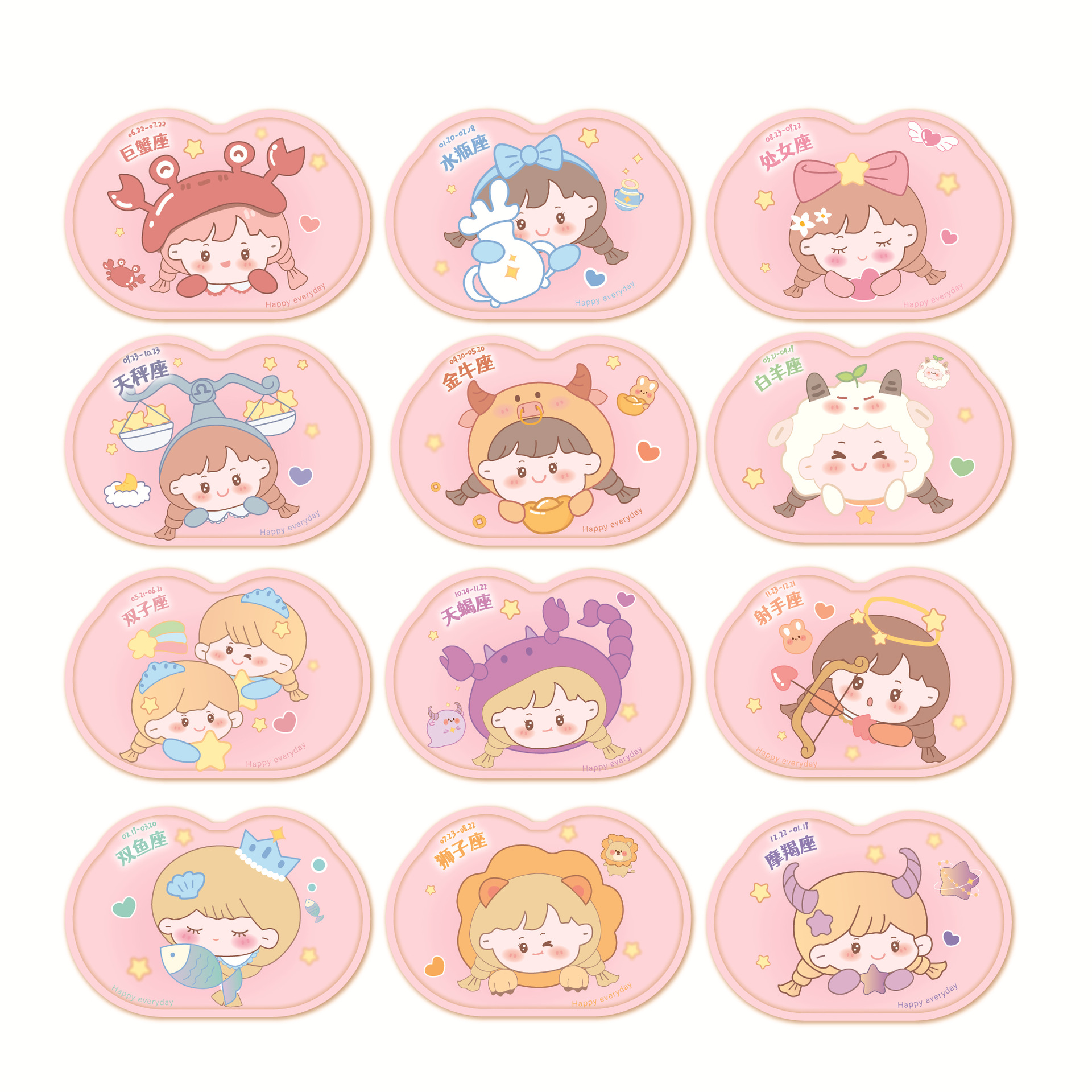 Cartoon Wearable Hand Warmer for Girls and Children Handle-Free Disposable Self-Heating Hand Warmer Live-to-Touch Supply