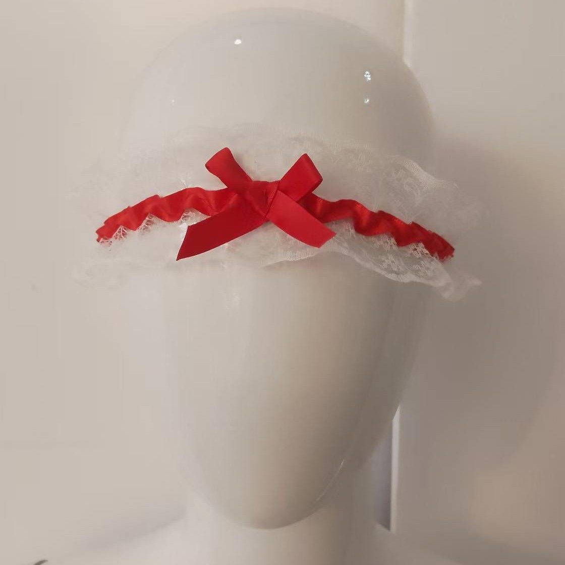 Новая кросс-бордовая японская стильная подвязка с лентой и кружевом от Haimeng, свадебный комплект для ног