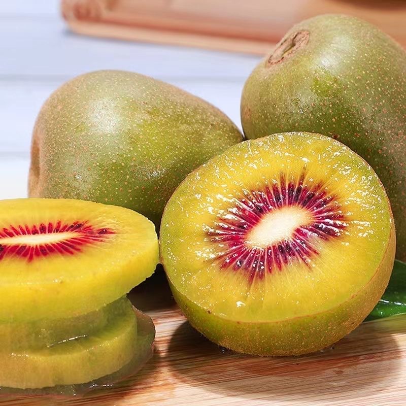 Authentic Sichuan Red Heart Kiwi Fruit 10 Whole Box Fresh Fruit Puree Kiwi 5 Wholesale Free Shipping 3 Pujiang Kiwi Fruit