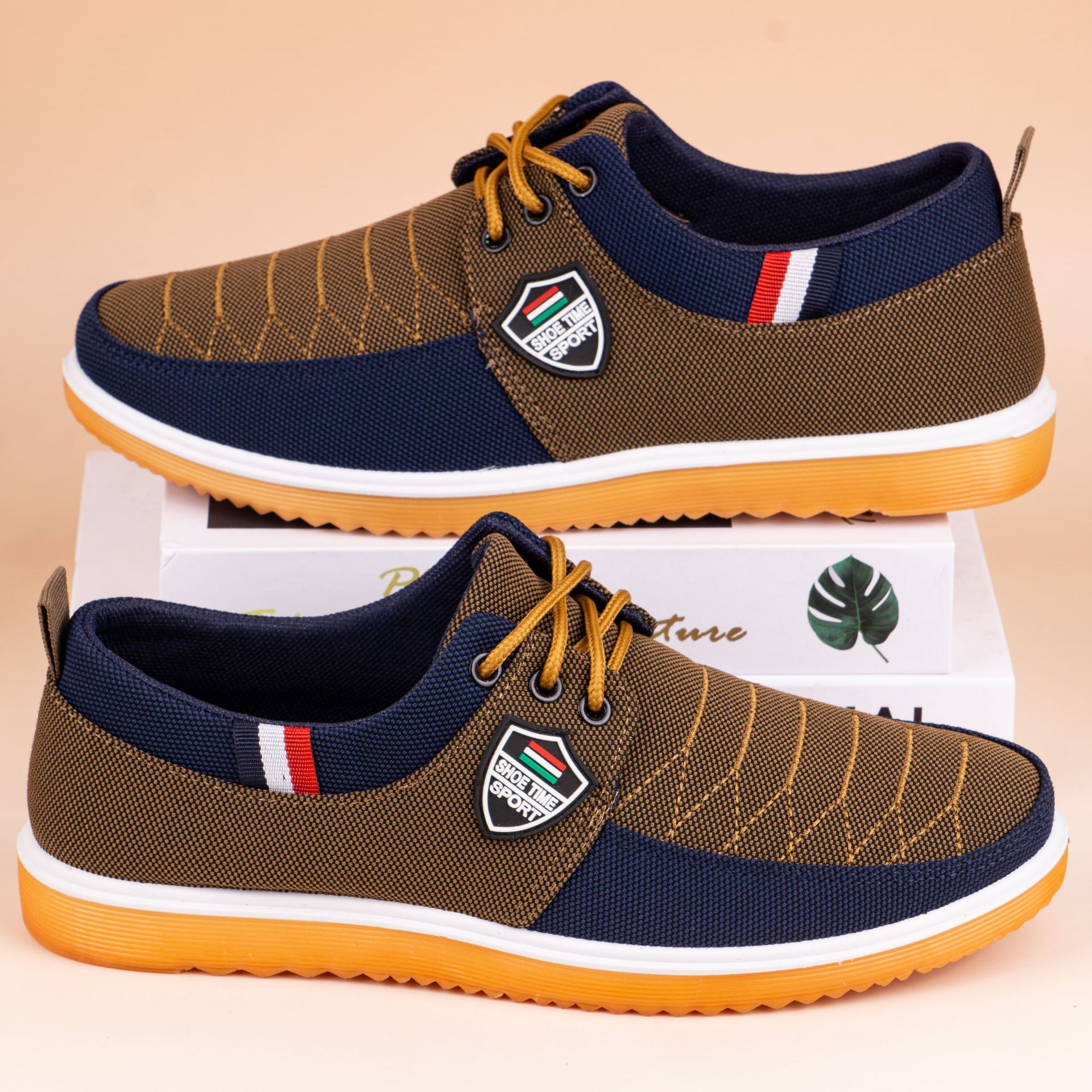 Work Breathable Wear-resistant Shoes Autumn New Style Running Shoes Lightweight Beef Sole Driver All-match Canvas Shoes for Men