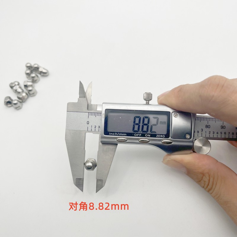 GOPRO sports camera accessories stainless steel cap hex nut dustproof screw cap DIN1587 standard parts