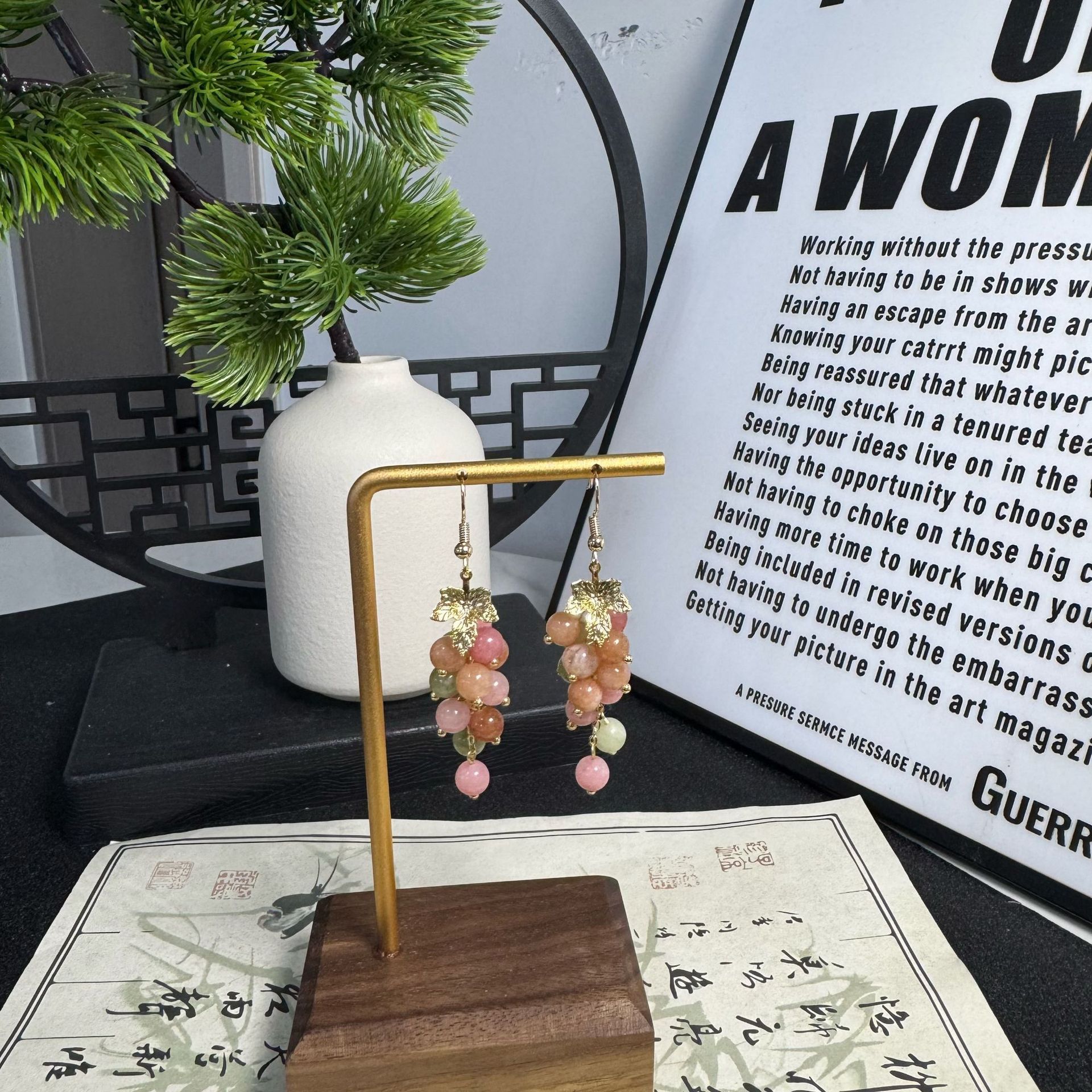 Factory Direct Supply Spot Wholesale Agate Earrings Collection