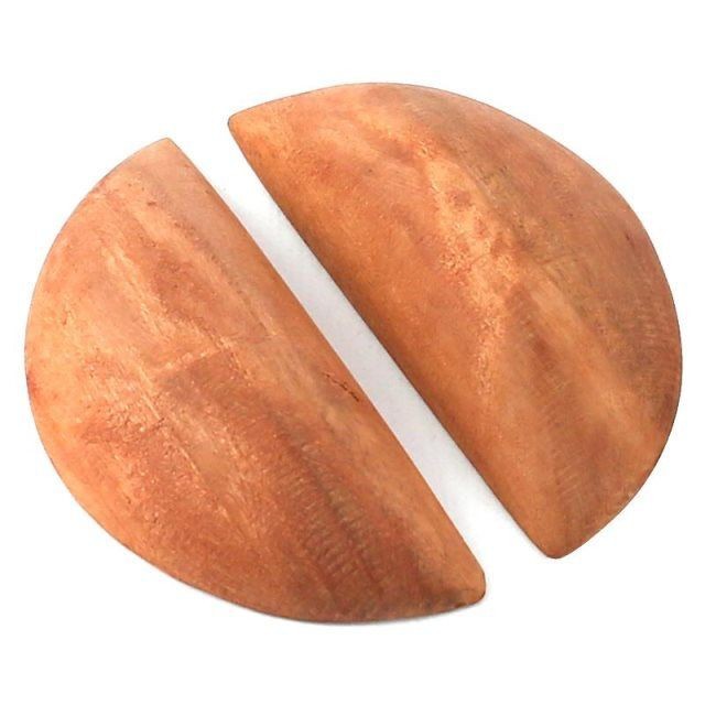 Free Edge Wishing Brand Wood Holy Grail Holy Grail Ornaments Holy Grail Divination Crescent Peach Wood Holy Grail Jiao Cup Tribute Cup Divination Worship