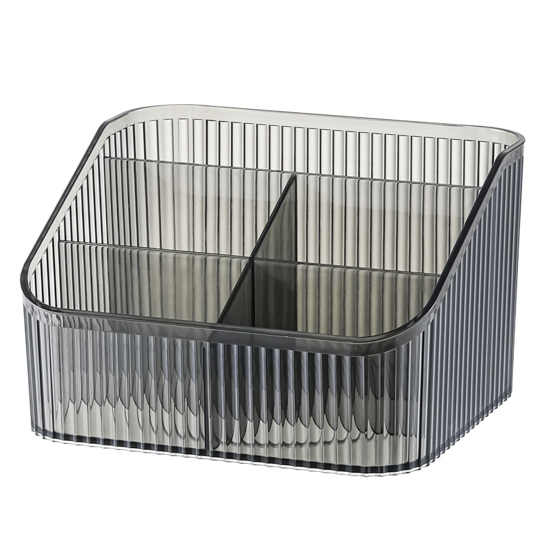 Five-grid storage box light luxury cosmetics storage box student desktop home dressing table lipstick skin care finishing box