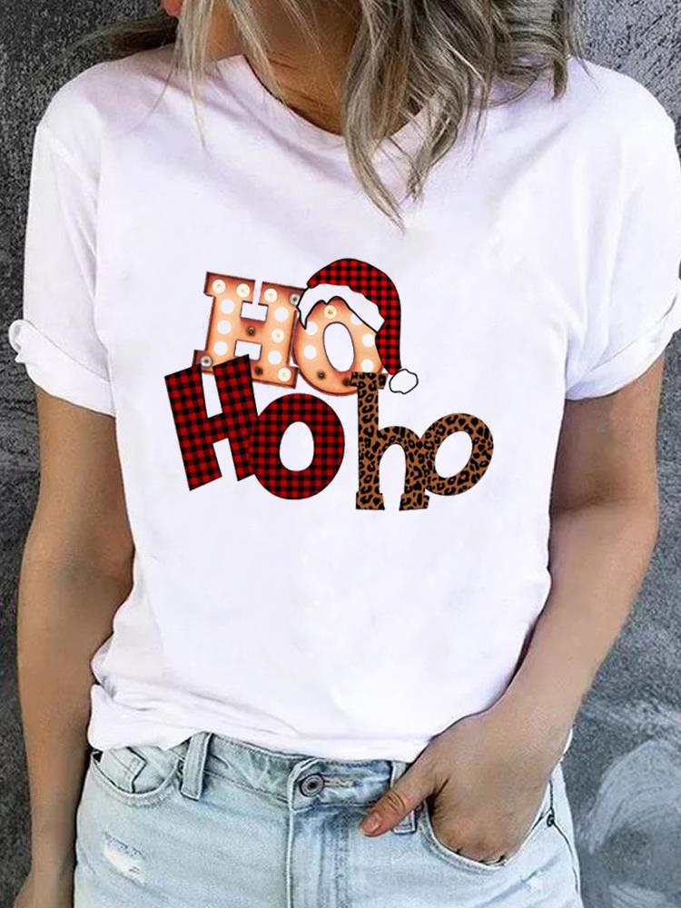 2024 IndependenT STaTion Cross-border JOOM ShorT-sleeved Aliexpress Amazon ChrisTmas TEMU Men's and Women's WISH European and American T-shirT 2