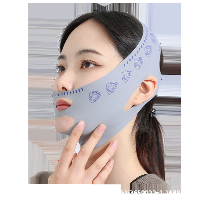 Plastic face V face beauty sleep mask law line bandage mask breathable elastic tighten chin wholesale in stock