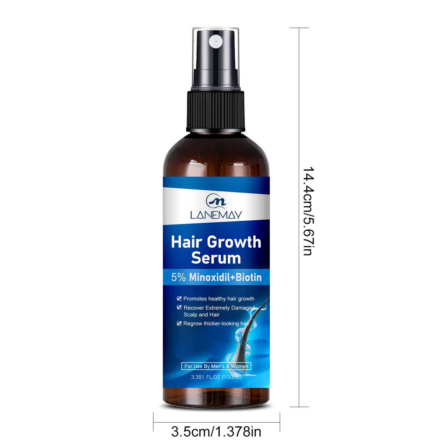Cross-border care hair beard growth suit beard growth spray nourishing strong growth beard liquid