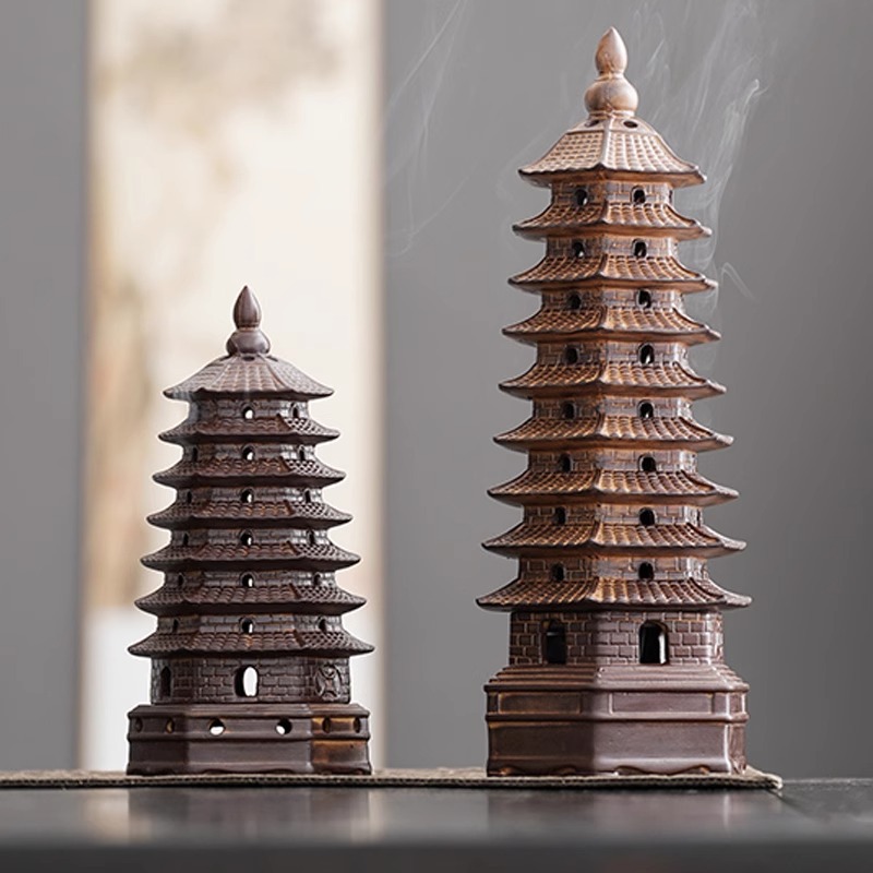 7-слойная 9-слойная китайская керамическая пагода для домашнего использования