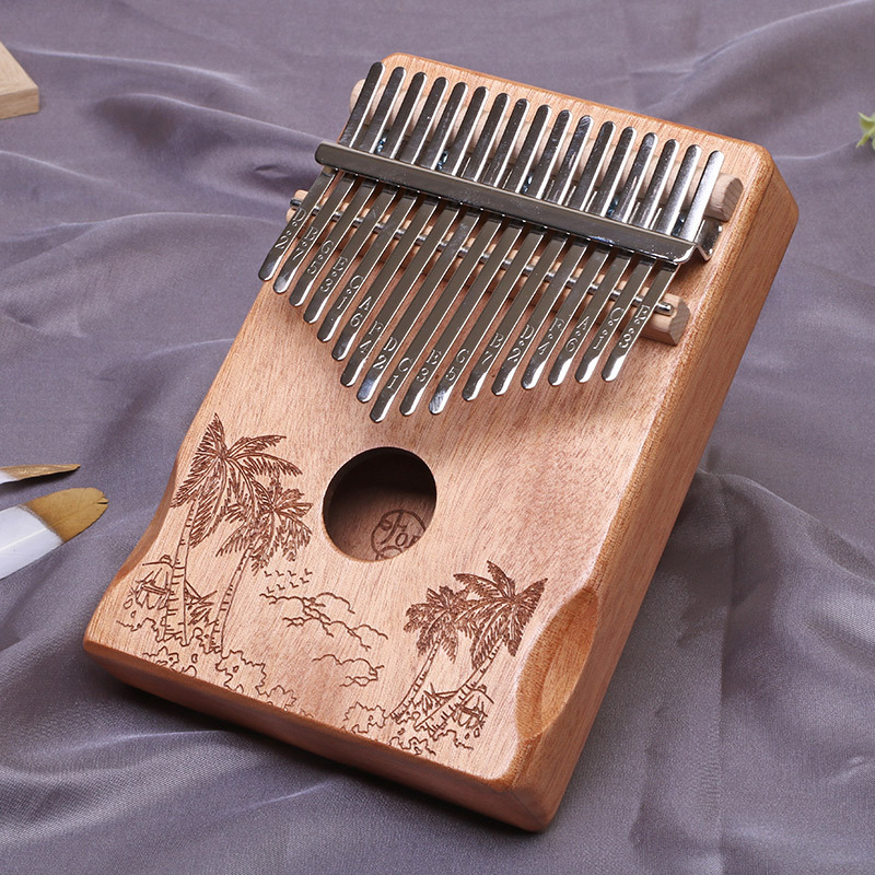 Thumb Piano 21-Tone Finger Piano 17-Tone Electric Box Kidsren and Students Decompression Musical Instrument Gift Kalimba Nicotinamite
