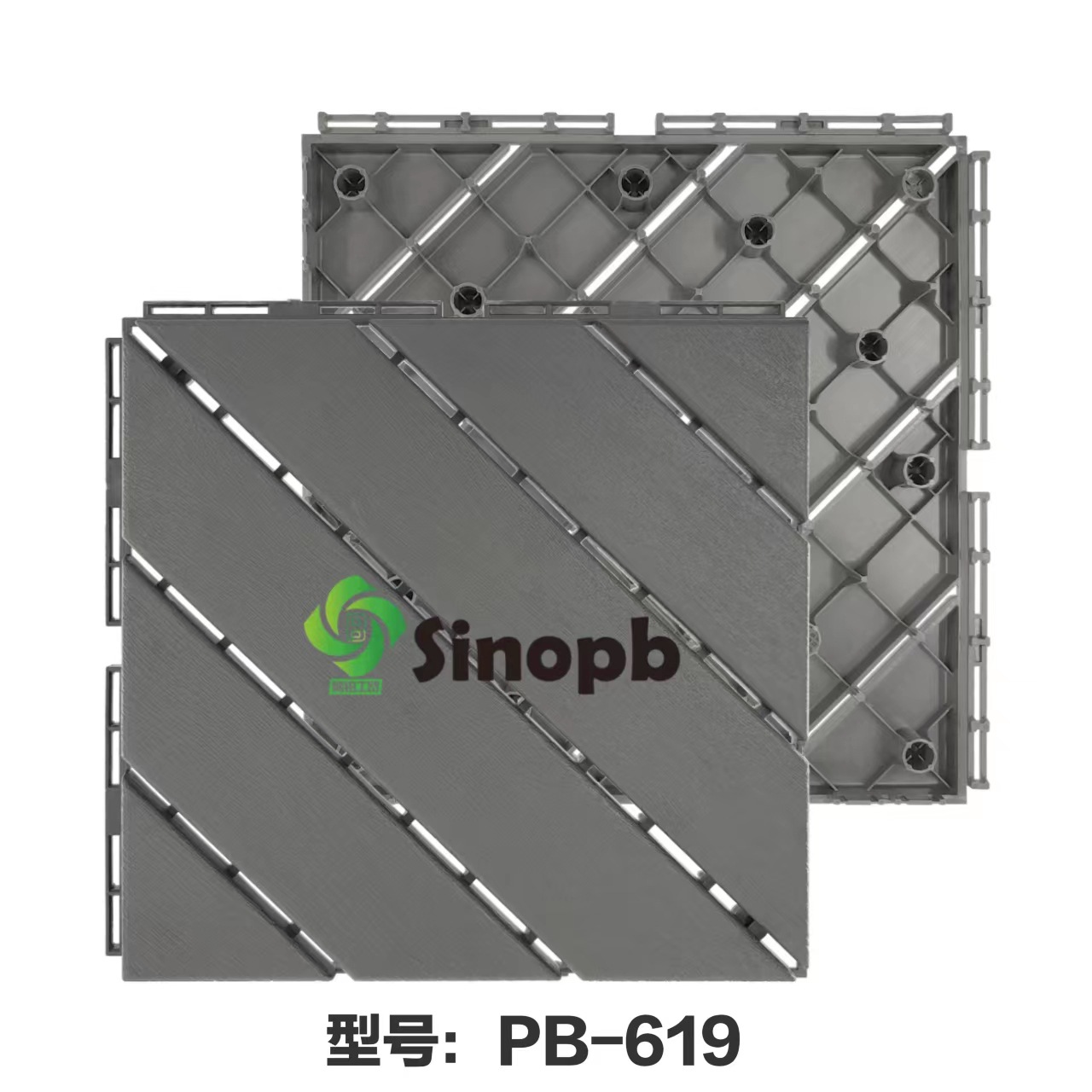 Rubber Floor Plastic Wood Floor Plastic Assembled Floor Self-Assembled Balcony Floor Plastic Splicing Floor Plastic Floor