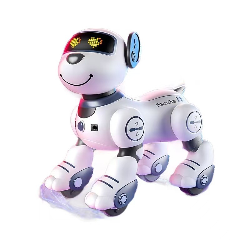 AI Intelligent Robot Dog Dubi Dog Early Education Children's Toys Remote Control Voice Interactive Programming Music June 1 Gift