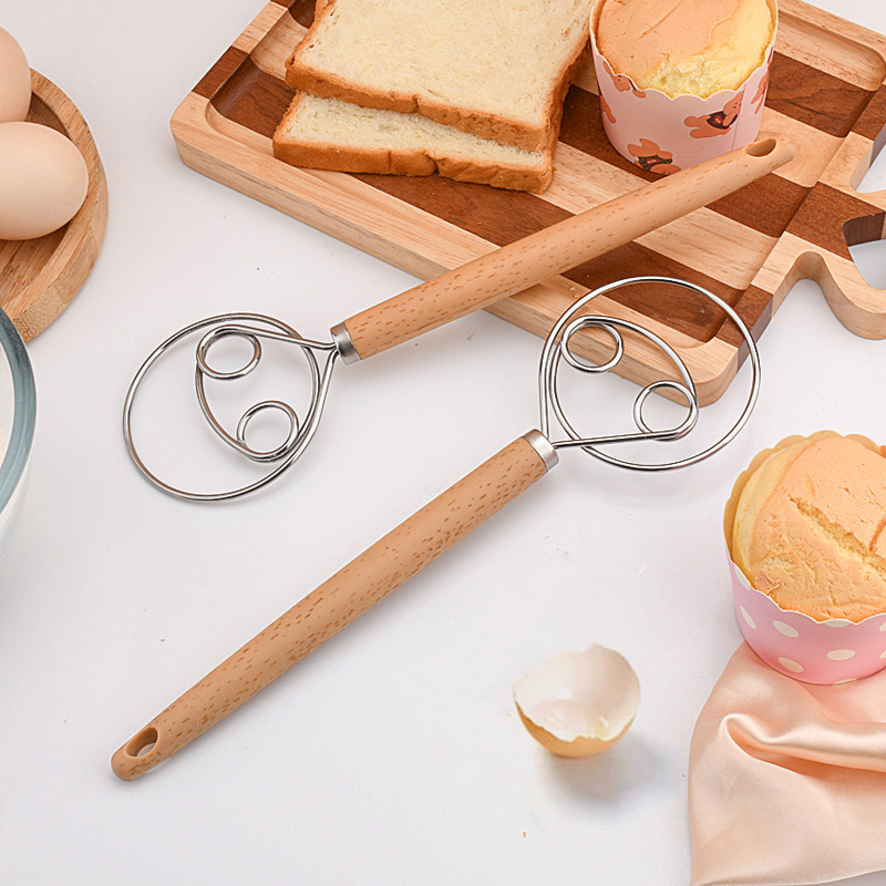 New stainless steel handmade dough mixer and noodle mixer manual dough powder maker and noodle artifact non-stick powder stirring