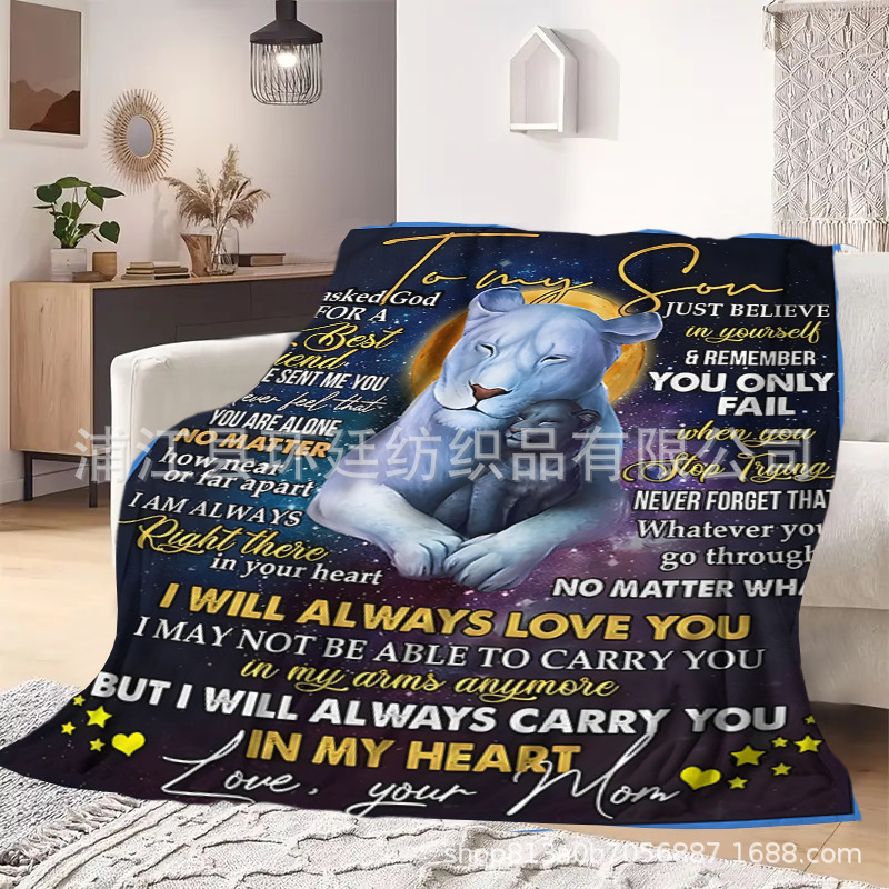 Factory direct supply a flannel blanket wholesale star around diy nap air conditioning cross-border small blanket