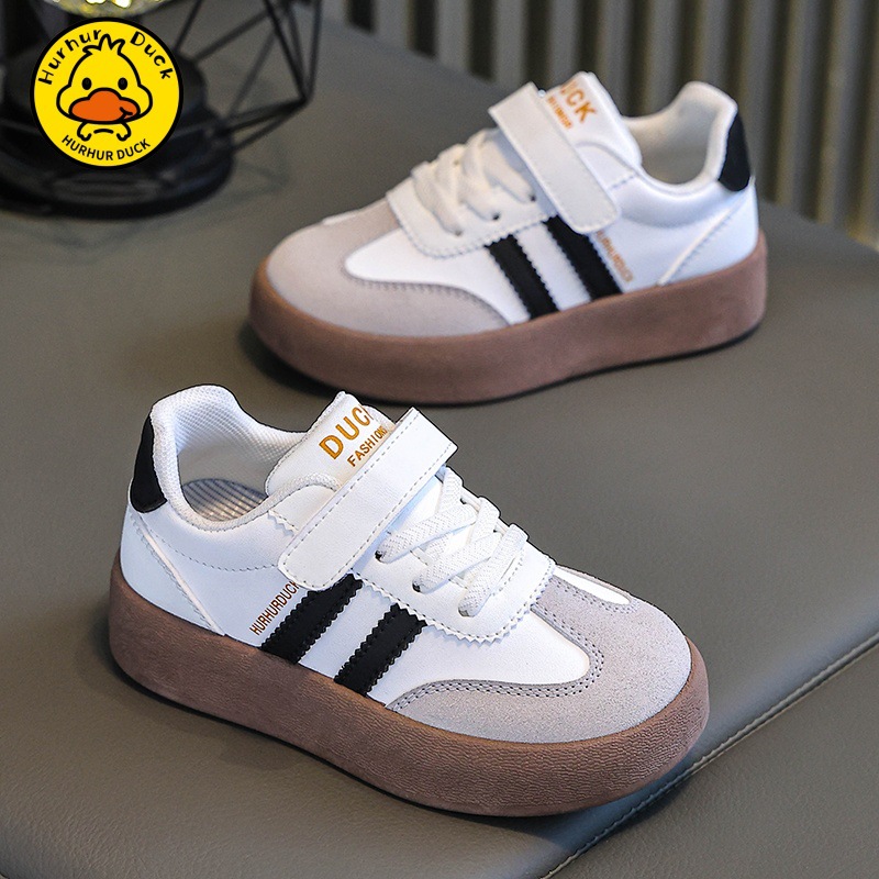 Little Yellow Duck Children's Sports Shoes 2025 Spring and Autumn Girls' Shoes Boys' Moral Training Shoes Baby Children's Shoes Trendy Student Sneakers